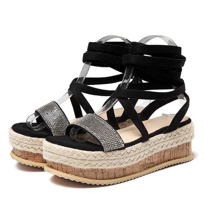 

Summer Women Platform Sandals Fashion Women High Heels Shoes Gladiator Sandals Women Shoes Wedges Espadrilles Ladies Sandals