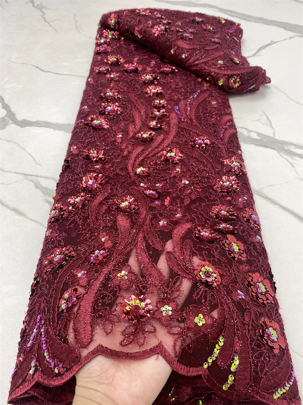 Небесно-голубого цвета в африканском стиле с блестками Тюлевая сетчатая кружевная ткань 2021 высокое качество кружева в нигерийском стиле чистая кружевной ткани для женщин вечерние свадебные 4599B