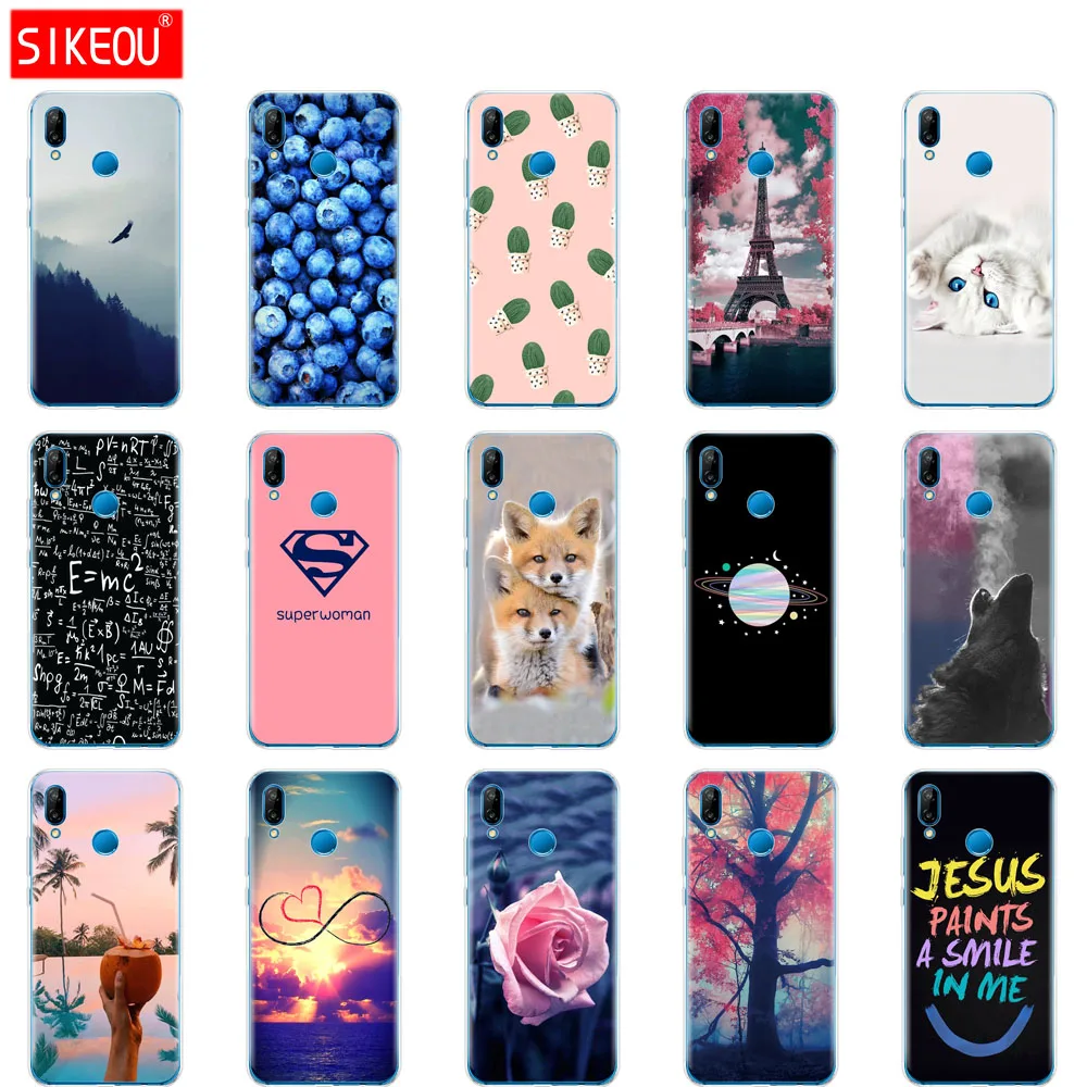 Силиконовый чехол для huawei Nova 3 3i мягкий из ТПУ задняя крышка бампер|Бамперы| |