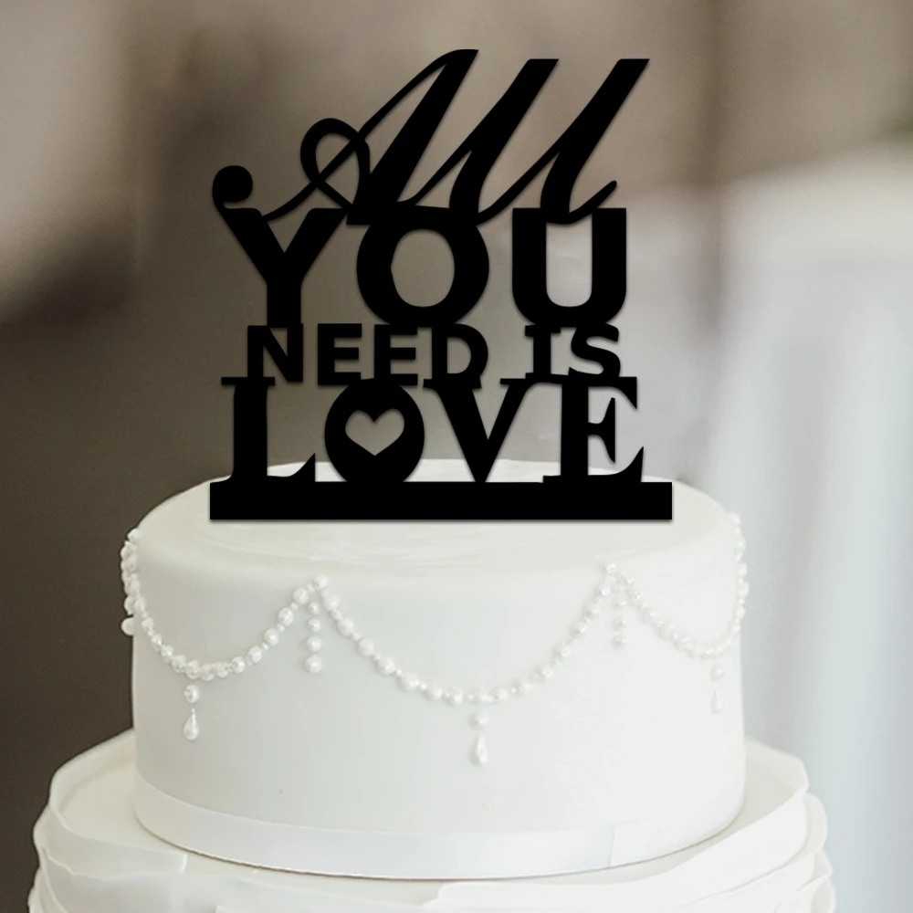 

Индивидуализированный Топпер для торта, топпер для торта с надписью «Love», топпер для торта, аксессуар для торта для вечерние, акриловый или ...