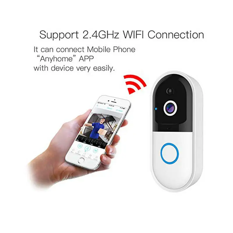 Smart IP Wireless Video Door Bell B50 Intercom WI-FI Phone WIFI Doorbell Camera Apartments FIR Alarm Home Security | Безопасность и