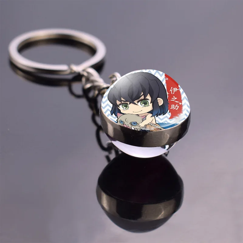 Цепочка для ключей с изображением рассекающего демонов декоративная