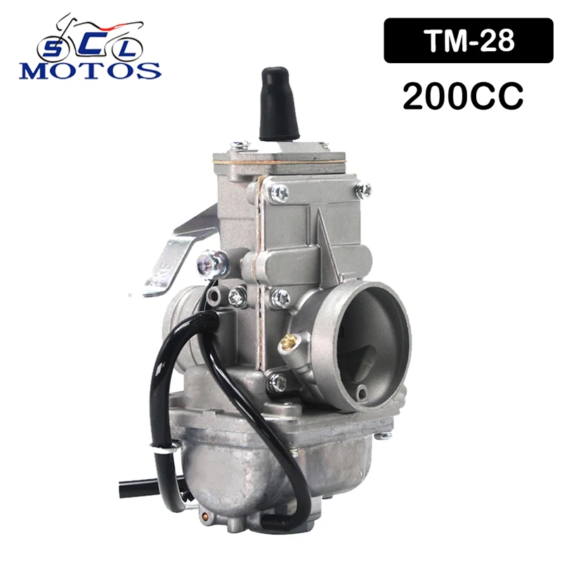 

Sclmotos- Mikuni TM28 28mm Flat Slide Smoothbore Motorcycle Carburetor Carb Fit for Piaggio 125 For Aprilia Sportcity 200