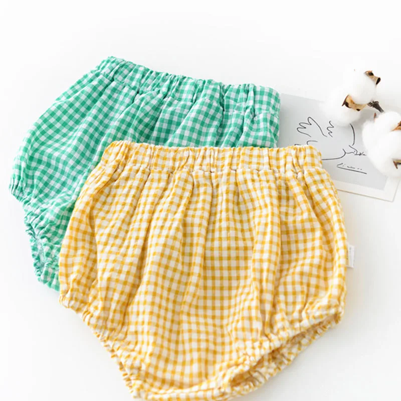 

MILANCEL 2021 Summer New Baby Set Lace Collar Cotton Shirt and Bloomer Short Sleeve Outfit Casual Kids Suit with Headband