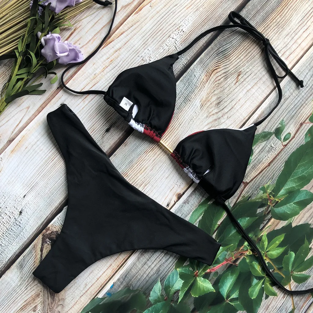 Бикини 2021 сексуальный женский комплект бикини с принтом Мягкий Одежда для