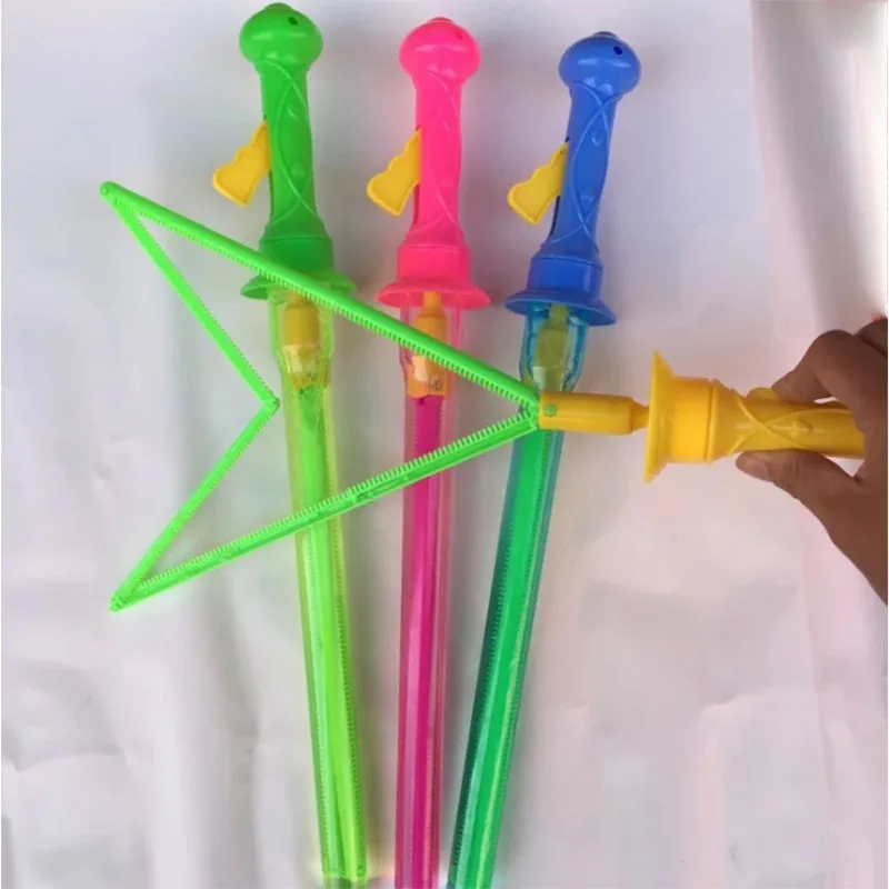 Большой размер 46 см игрушки для улицы длинный пузырьковый пистолет бар палочки