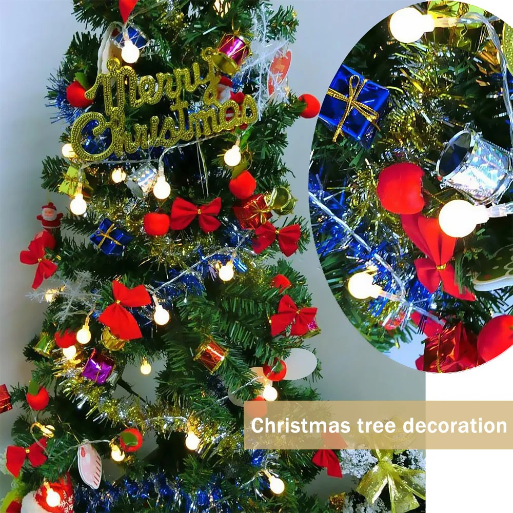 СВЕТОДИОДНАЯ Гирлянда в форме шара 20 футов водонепроницаемая для рождественской