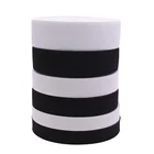 Эластичная лента из нейлона черногобелого цвета, 5 ярдов, 15202530354045 мм, Швейные аксессуары для одежды