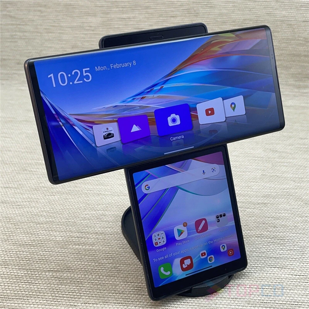Оригинальный разблокированный телефон LG Wing 5G 8 ГБ и 256 экран с вращением на 6 дюйма
