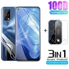 Гидрогелевая пленка 3 в 1 для OPPO Realme 7 5G Pro, защита для камеры для realmi realmy 7 5G, защита экрана, мягкая защитная пленка, не стекло