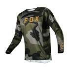 Велосипедная майка с короткими рукавами и длинными рукавами, костюм для велоспорта PRO Fox, для мужчин, даунхилл велосипедная Джерси