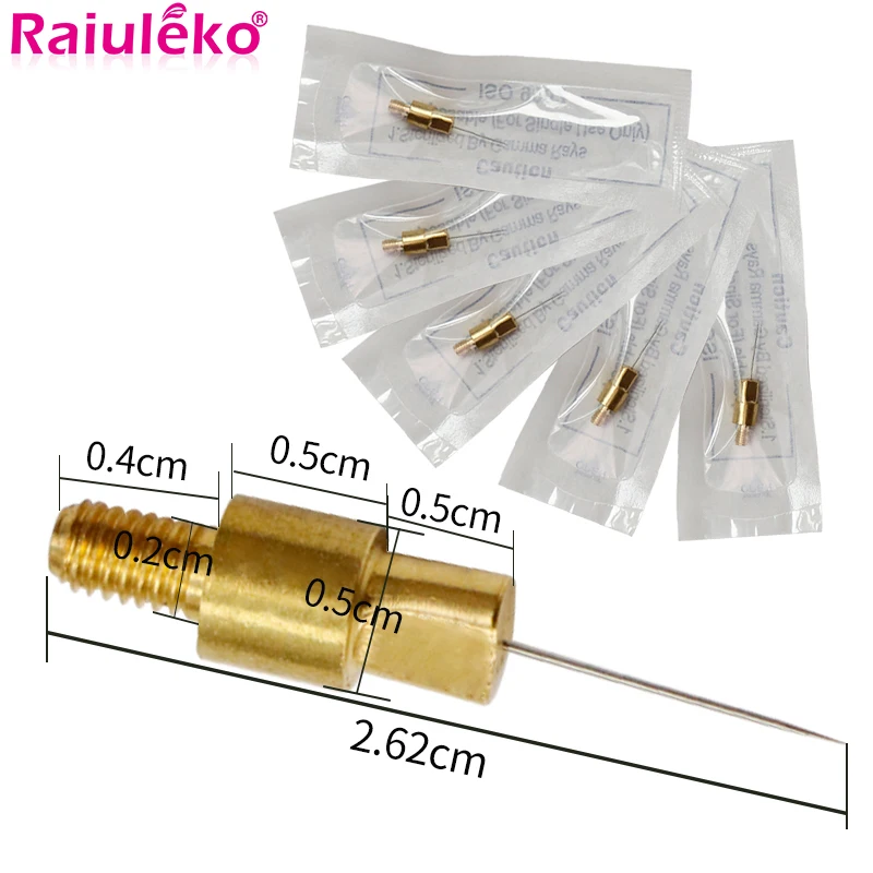 

20Pcs Plasma Pen Mole Tattoo Removal Pen Accessories Copper Material Dot Replaceable Needles For Laser Removal Freckle Spot Mole