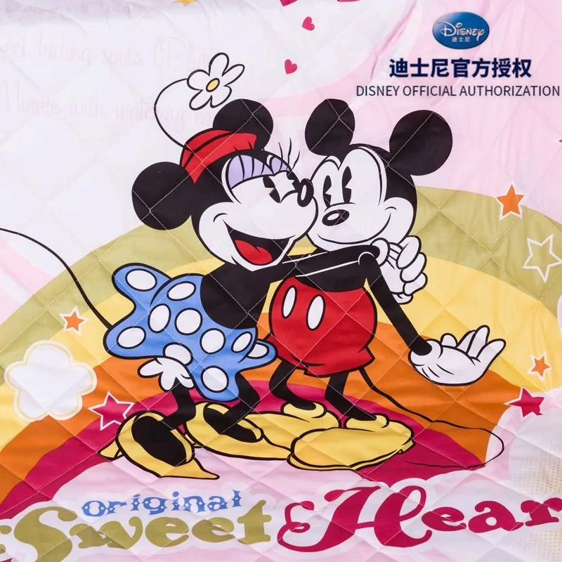 Летнее одеяло Disney Rainbow Bridge с Микки и Минни Маусом летнее 150x200 см легкое покрывало