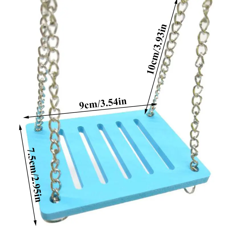 

2021 NEW Cute Rat Parrot Hamster Small Swing Hanging Bed Shake Suspension House Props Pet Toy Products Pet Hanging Accessories