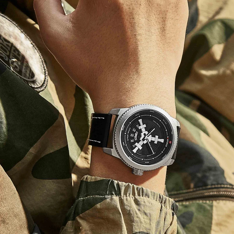 Топ люксовый бренд NAVIFORCE мужские часы Военная мода Спортивные кварцевые наручные