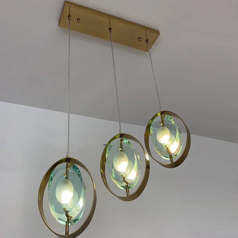 Светодиодная постсовременная Скандинавская дизайнерская лампа с железными