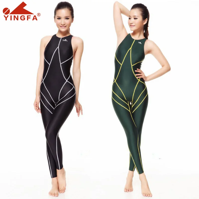 Hot Sale Yingfa 977 Swimsuit Waterproof Chlorine Resistant Women Body Suits Swimming Full Body Suit For Women Swimwear