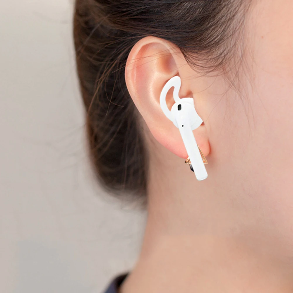 6 в 1 силиконовый чехол для гарнитура airpods Беспроводная bluetooth-гарнитура защитный