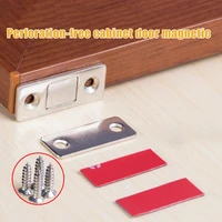punch free magnetic door closer cabinet door magnets ultra thin for kitchen cupboard wardrobe closet xqmg cabinet catches furnit