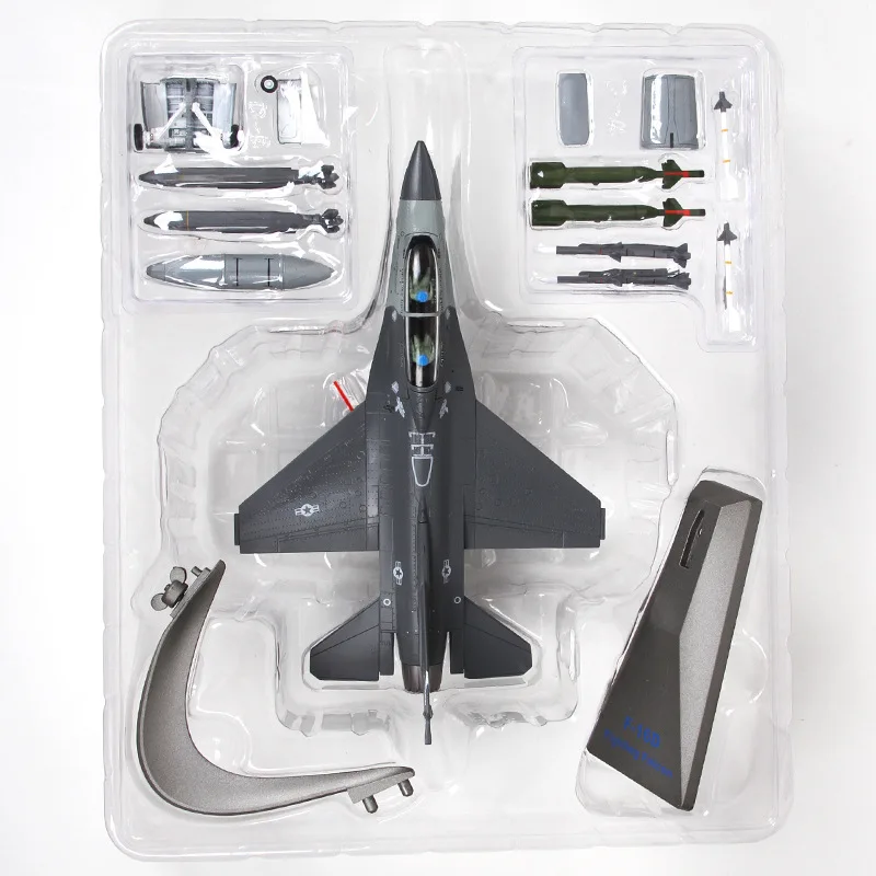 Terebo 1: 72 моделирование F16 модель истребителя Американский Тренч самолета
