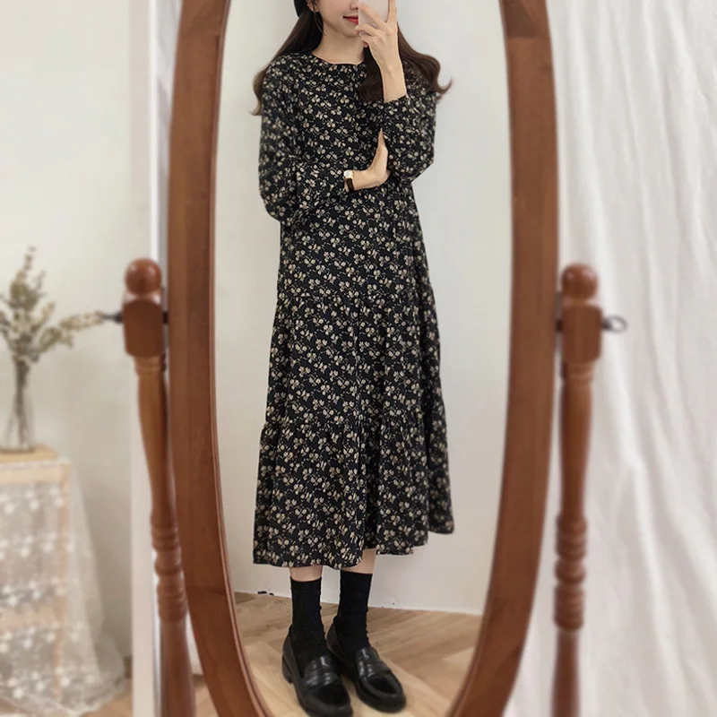 Лидер продаж повседневные платья лидер милое свободное винтажное платье в