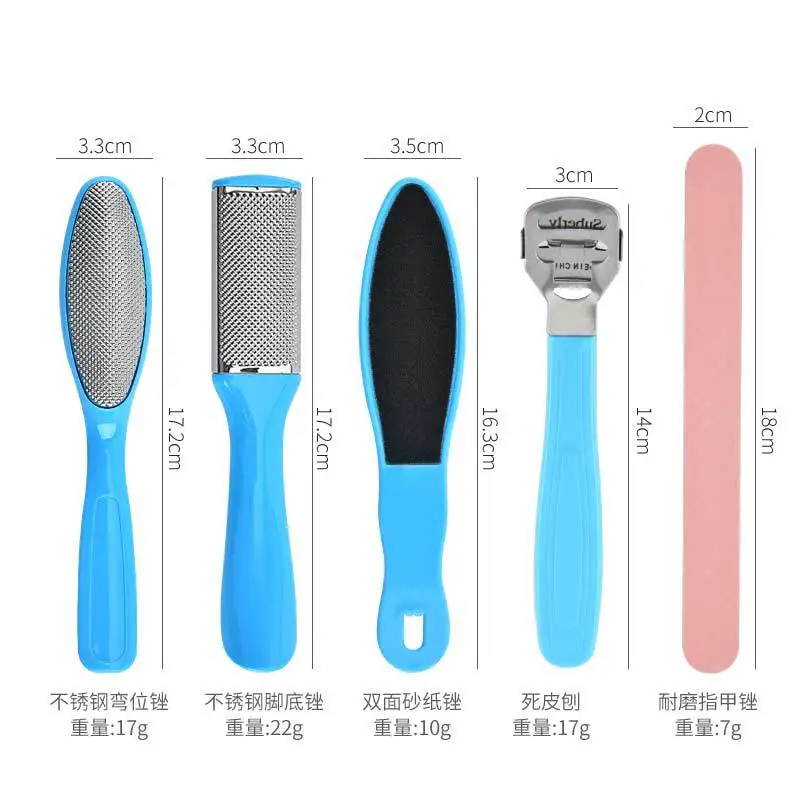 

20 in 1 Professional Pedicure Tool Foot Care Tool for Feet Heels Toe Cuticle Kit File Set Dead Hard Skin Callus Remover Scraper