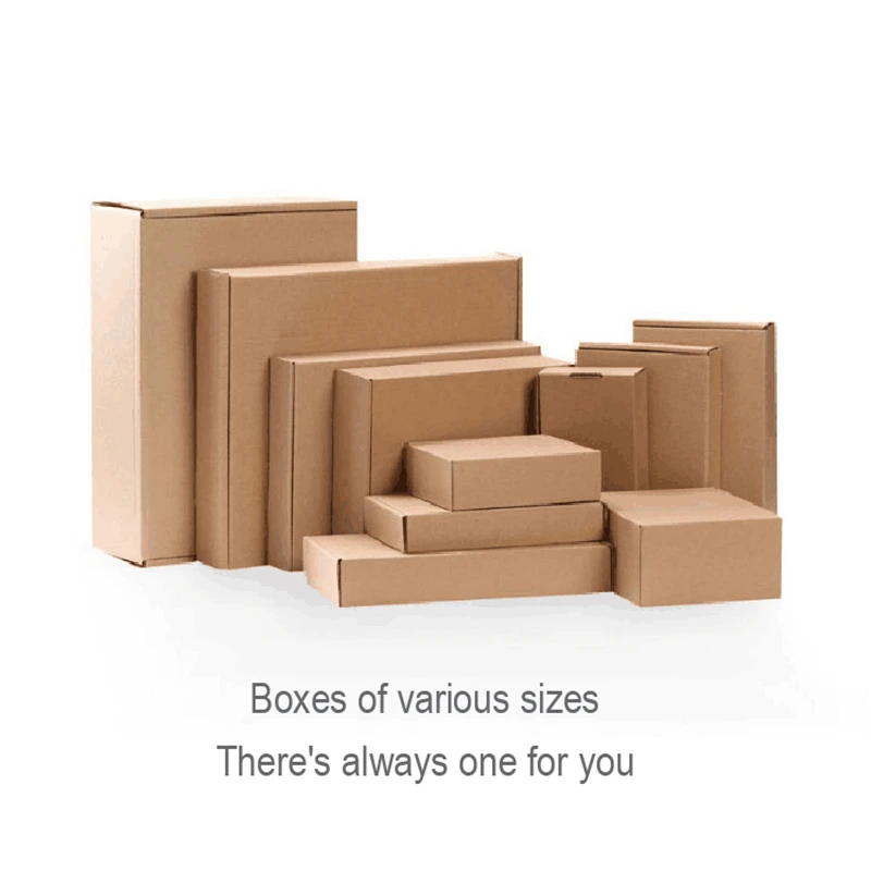 50 шт. 20 СМ серия крафт гофрированная бумага доставка почтовые ящики печать