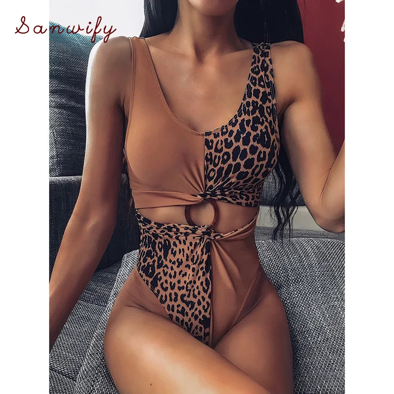 

2020 Sexy Piece Swimsuit Women Cut Out Swimwear Hot Tropical Bathing Suit Bodysuit