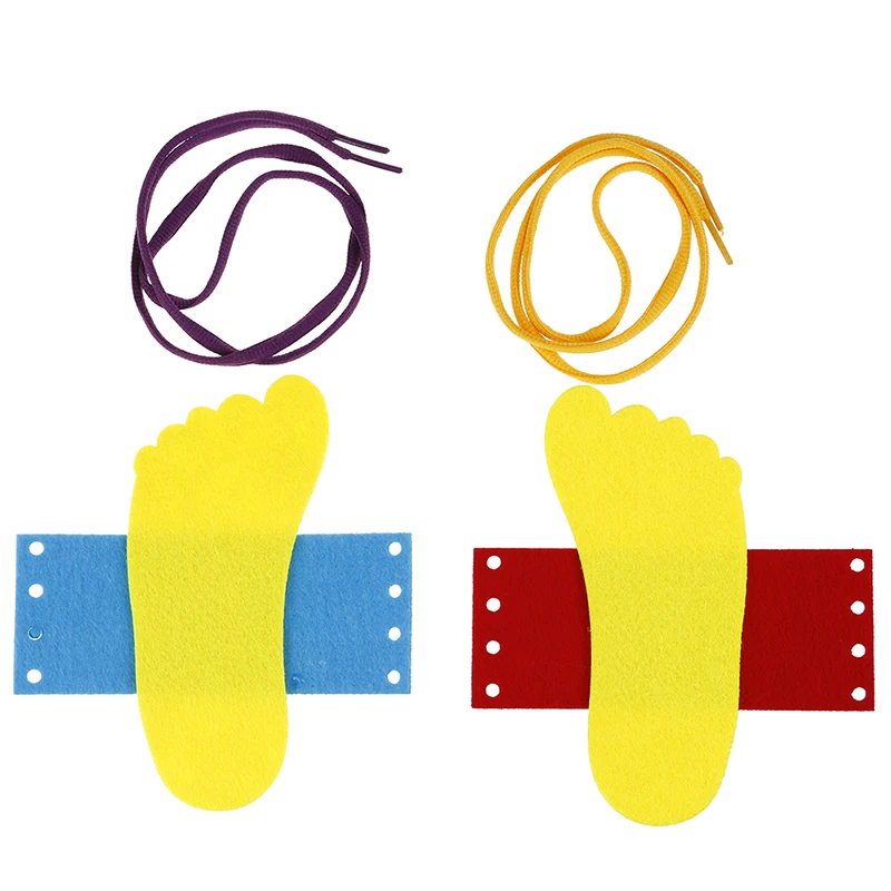 1 пара детские развивающие игрушки для детей ясельного возраста на шнуровке