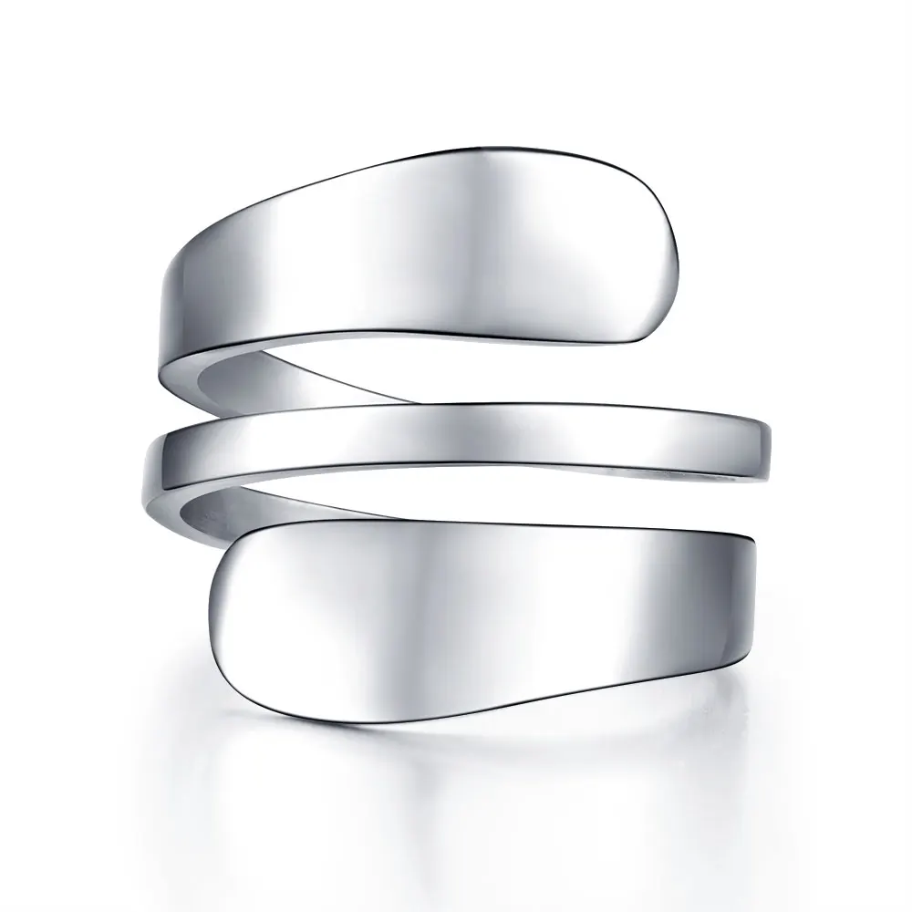 Женское кольцо модные кольца из нержавеющей стали серебряного цвета для женщин