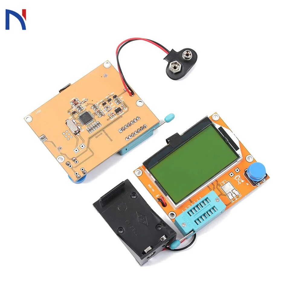 ESR-T4 Digital Transistor Tester Diode Triode Capacitance mega328 m328 lcr-t4 esr Meter MOS/PNP/NPN LCR 12864 9V LCD screen