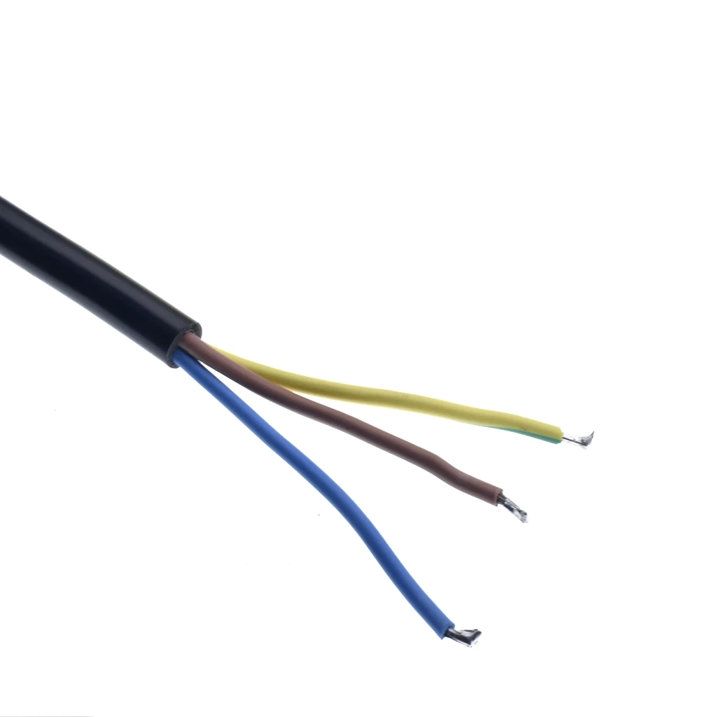 ЕС Европейская вилка Мощность Удлинительный кабель 2 зубец Питание шнур 1 5 м 3G1.5mm