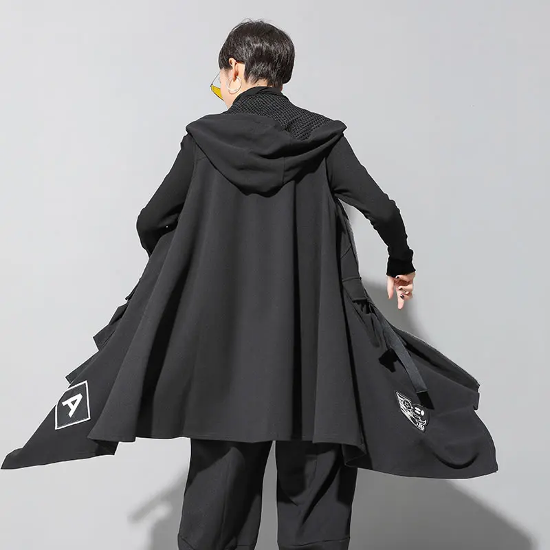 XITAO с открытыми плечами ассиметричный жилет черный женский модный новый осенний