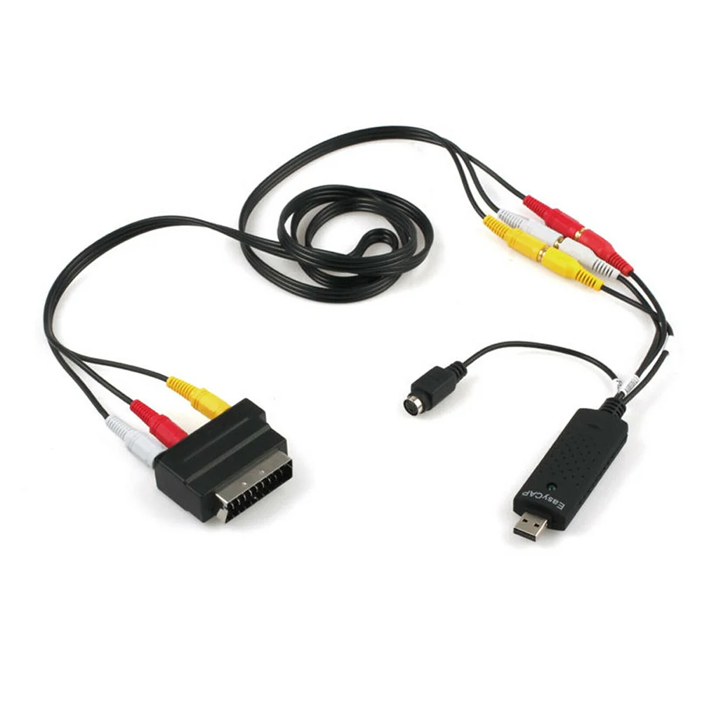 USB 2 0 конвертер VHS в DVD Конвертация аналогового видео цифровой формат аудио запись