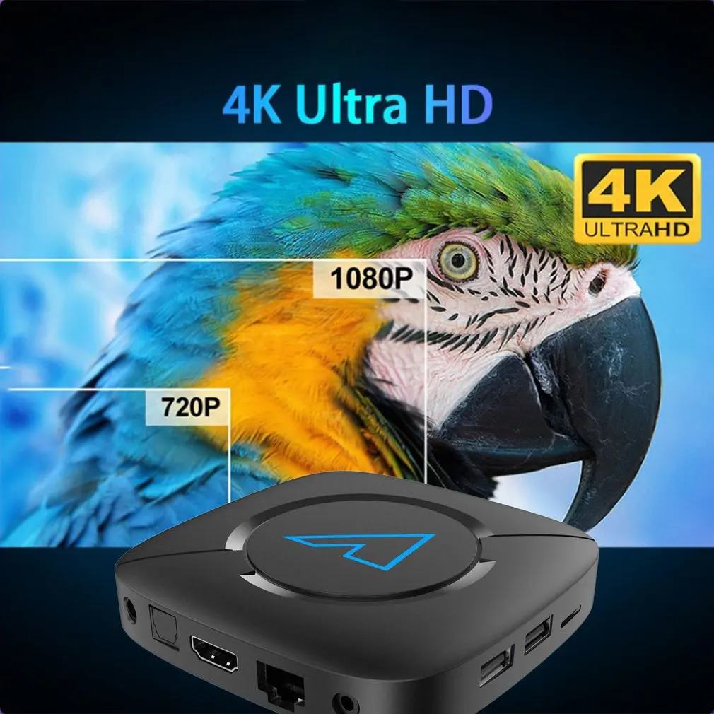 

V6 Intelligent Network Player TV Box Dual-band High Definition TV Set-top Box Four Core Media Player