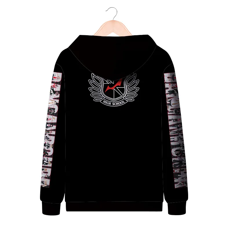 Худи Danganronpa мужские и женские свитшоты повседневное пальто куртка для мальчиков