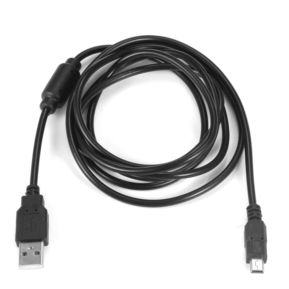 For Playstation 3 1.8M USB Charge Cable for Sony PS3 Wireless Game Console Controllers Charing Cord Wire Line with Magnetic Ring