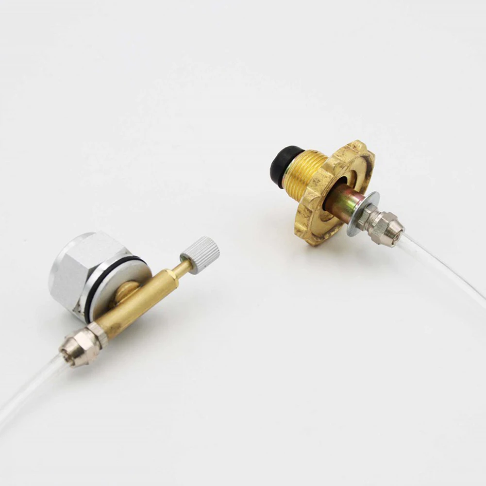

Tank Inflation Valve Refill Connector Copper + Pu pipe Hiking Supplies Cooking