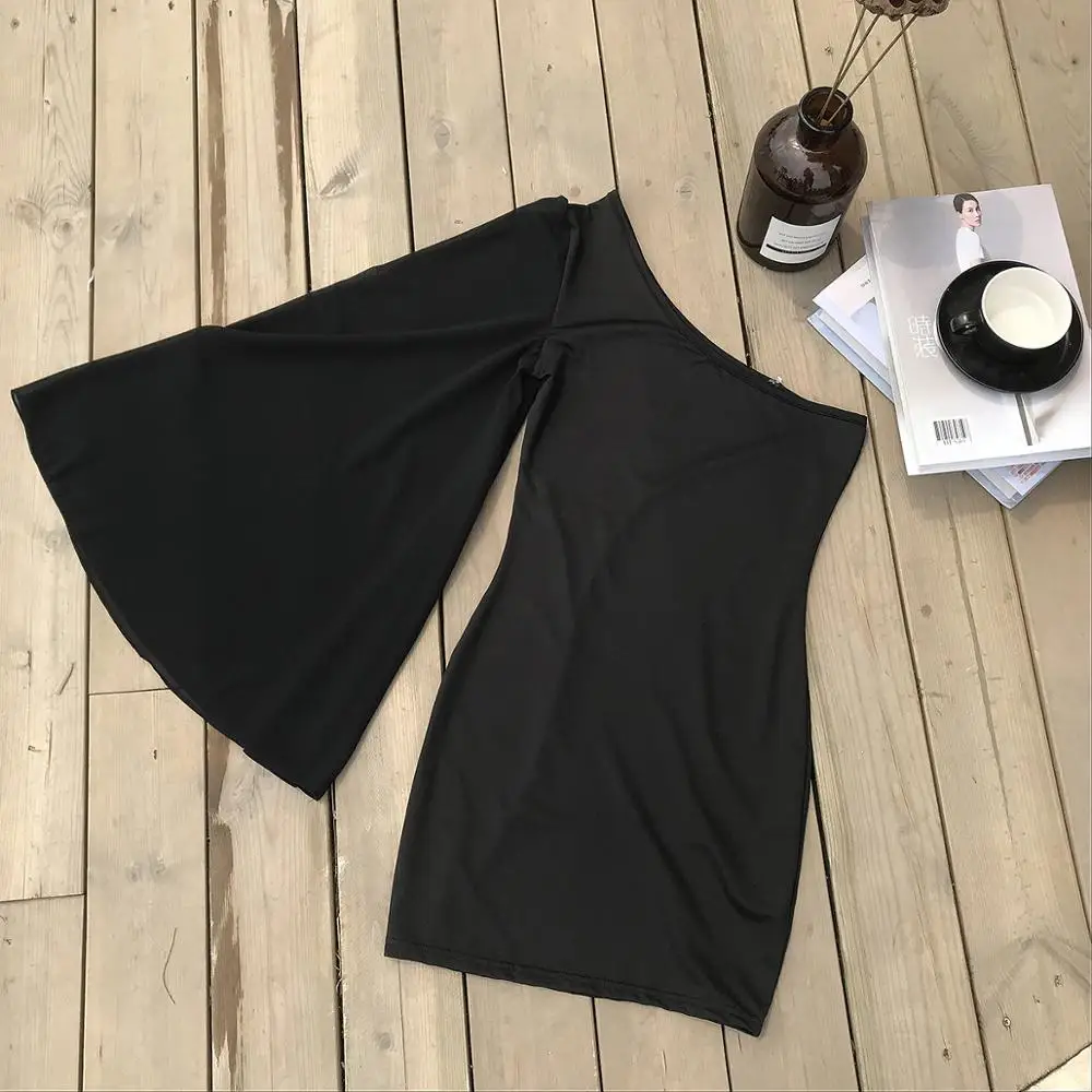 Новое Женское платье с косым плечом сексуальное облегающее летняя женская