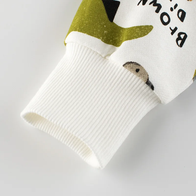 Топы с длинным рукавом для мальчиков и девочек весна-осень 2021 г. детский Модный