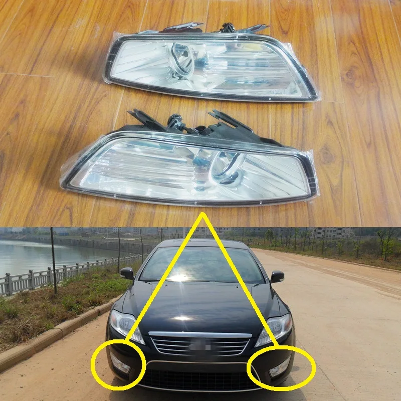 2 шт./пара RH и LH передний бампер противотуманные фары с лампами для Ford Mondeo 2007 2010|fog
