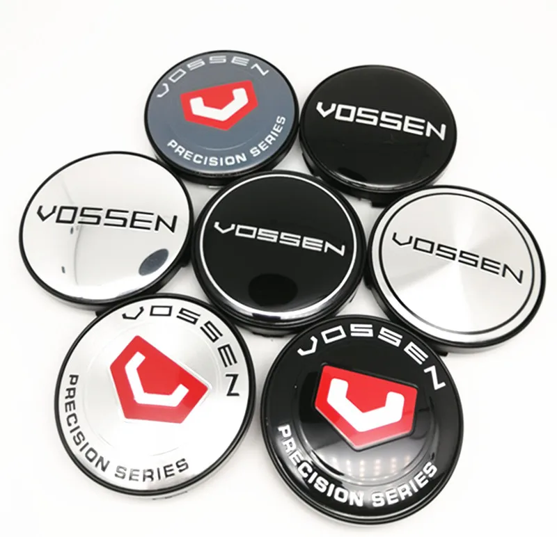 4 шт. 60 мм Колесная Центральная Шапки концентратор Vossen точность диски эмблема 56