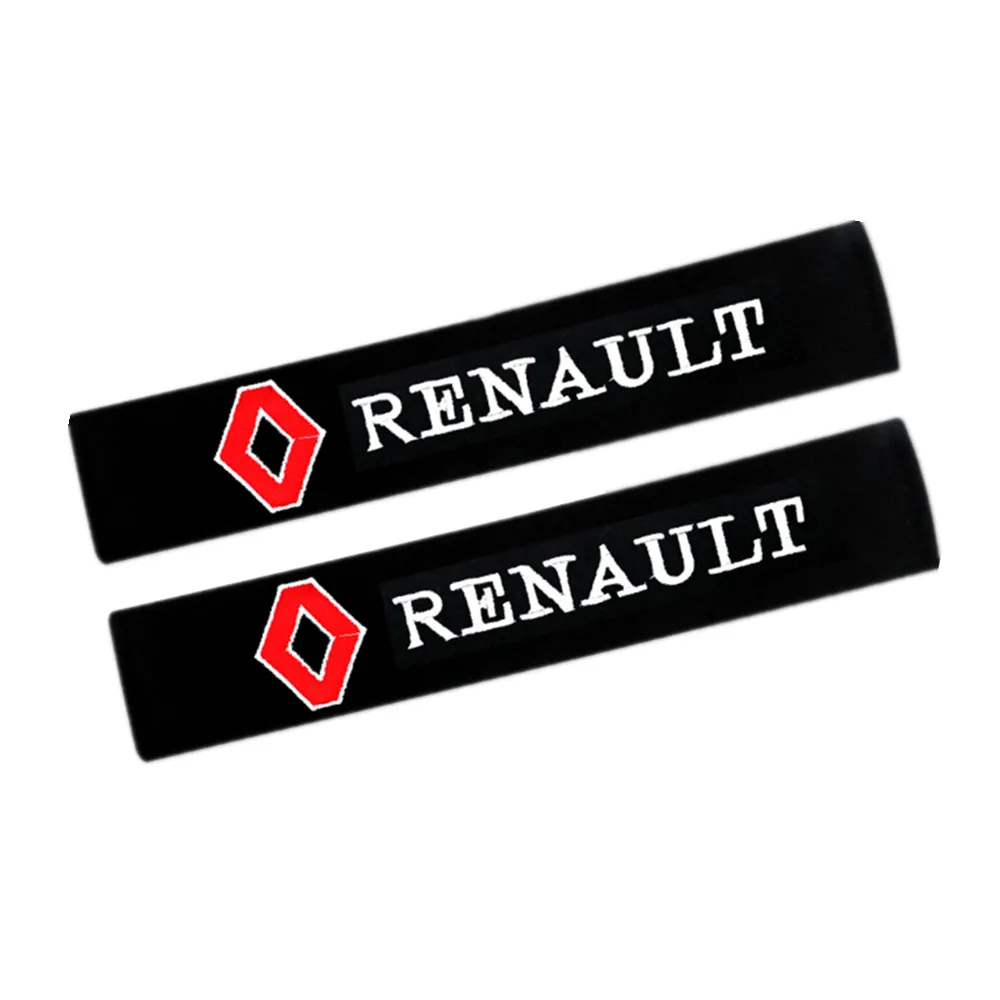 for Renault 33 см чехол для ремня безопасности автомобиля Стайлинг авто чехол для Opel Renault Lada Mugen power Honda Skoda hyundai аксессуары автомобильный Стайлинг - Название цвета: for Renault