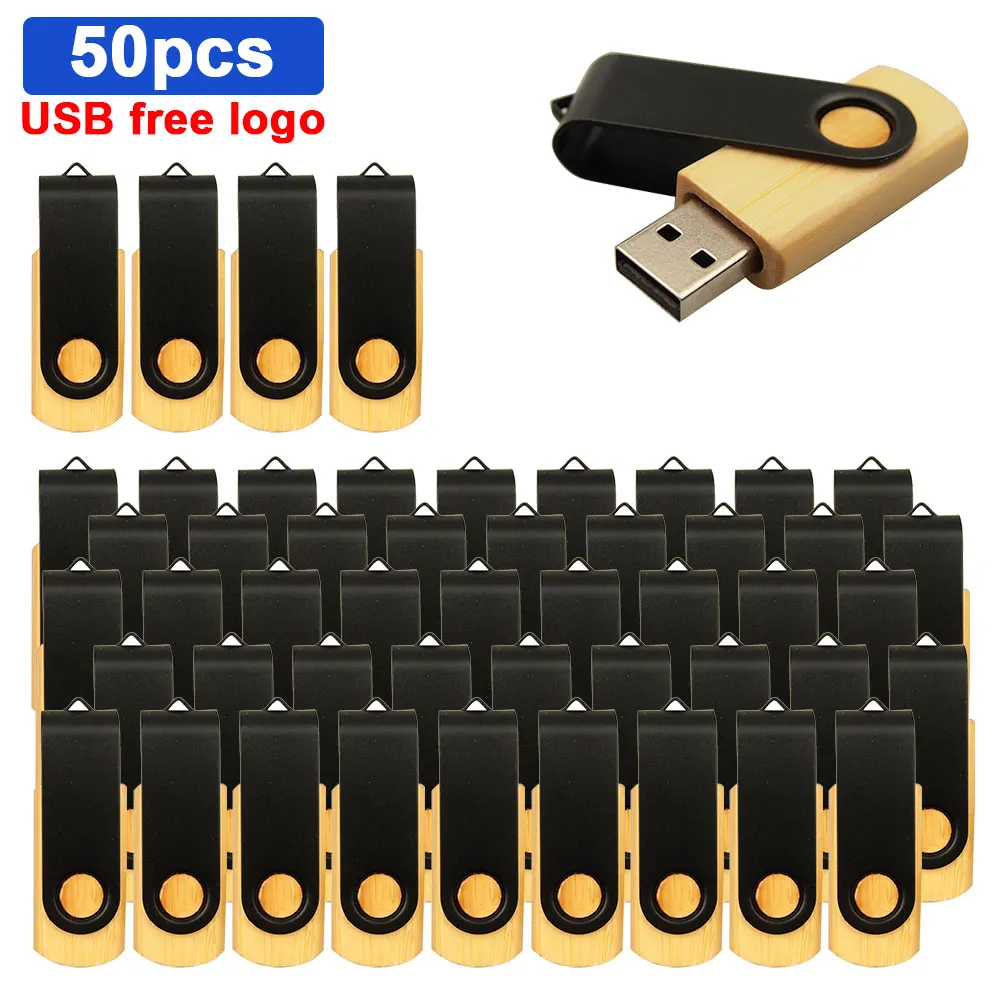 

50 шт./лот, деревянная USB флешка, персонализированная ручка с логотипом, 128 ГБ, 64 ГБ, 8 ГБ, для свадебной памяти, 32 ГБ, 16 ГБ, USB флешка