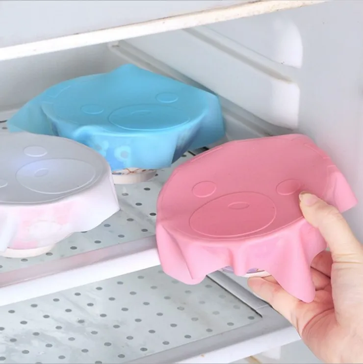 Силиконовая обертка крышки для хранения 1 шт. пищевая свежесть кухонный