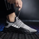 Лидер продаж; Спортивные кроссовки; Повседневная мужская обувь из сетчатого материала; Цвет Черный; zapatillas deporte; Повседневный светильник; Однотонная мужская обувь для отдыха; Распродажа