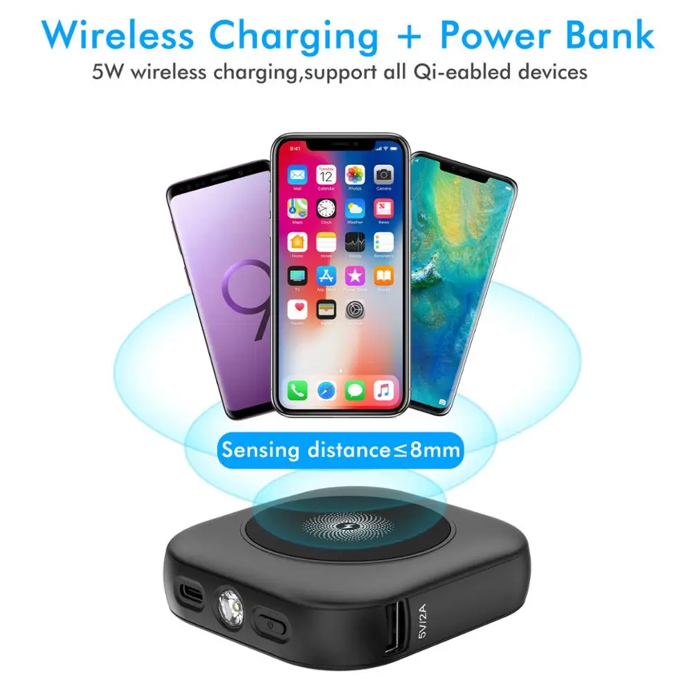 Новое беспроводное зарядное устройство QI с большой емкостью двумя usb-разъемами