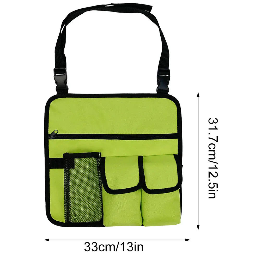 

2021 New Outdoor Beach Chair Portable Pocket Waterproof Armrest Bag Hanging Storage Organizer Camping Chair Shoulder Side Pouch