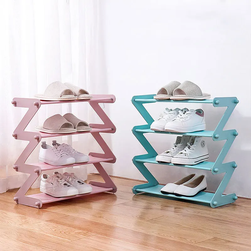 

Shoe Rack Multi-layer Simple Shoes Organizer Entryway Space-saving Shoes Storage Holders Shelf Dormitory Dustproof Shoe Cabinets