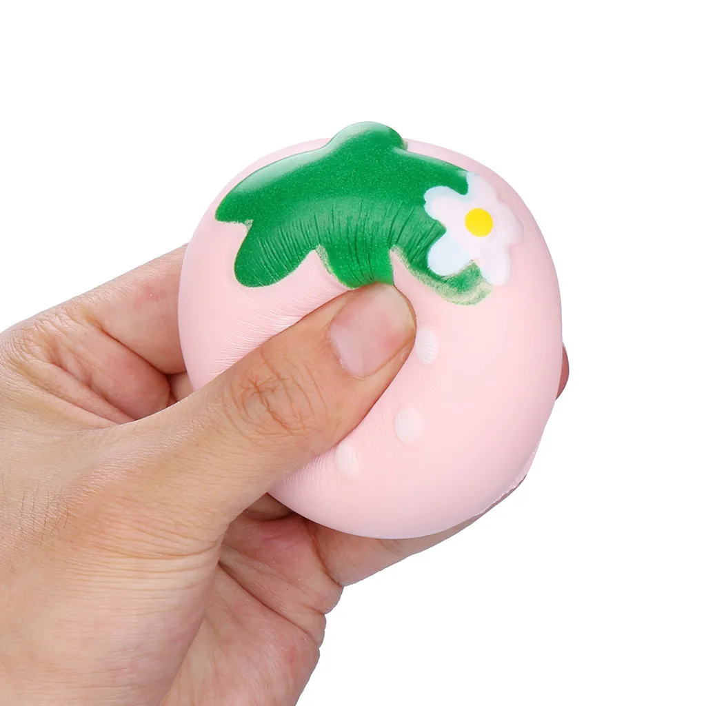 Клубника медленно растет Антистресс игрушка мягкое сжимающее снятие стресса